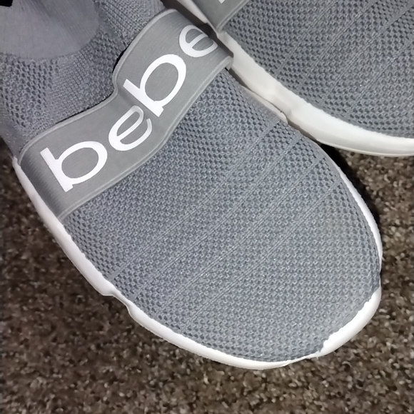Bebe Charcoal Slip-On Shoes - Picture 6 of 15
